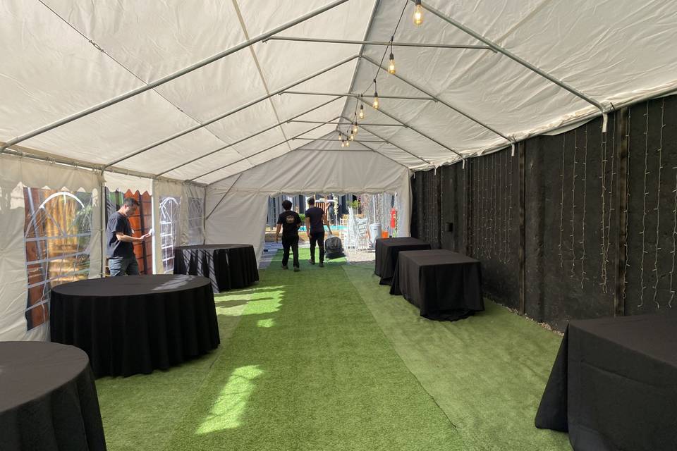 Carpa lista para decorar