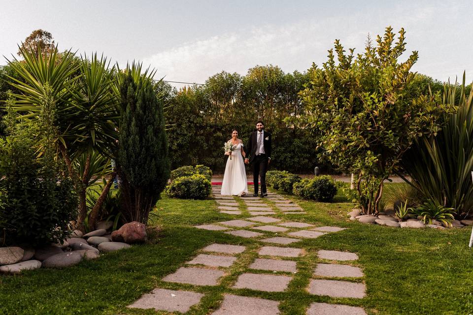 Entrada al jardin