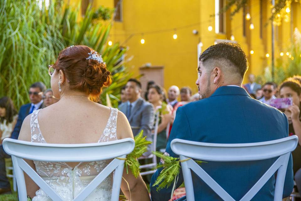 Novios en Ceremonia