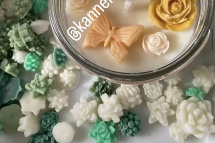 Velita aromática y decorativa