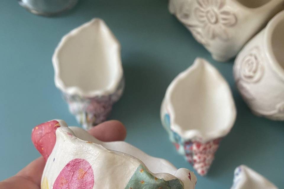 Vela caracola deco
