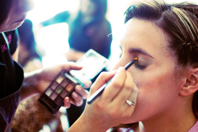 Preparación de la novia