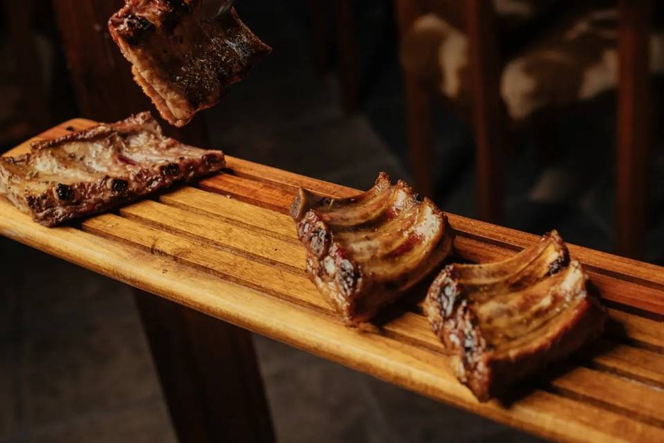 Costillas con chimichurri