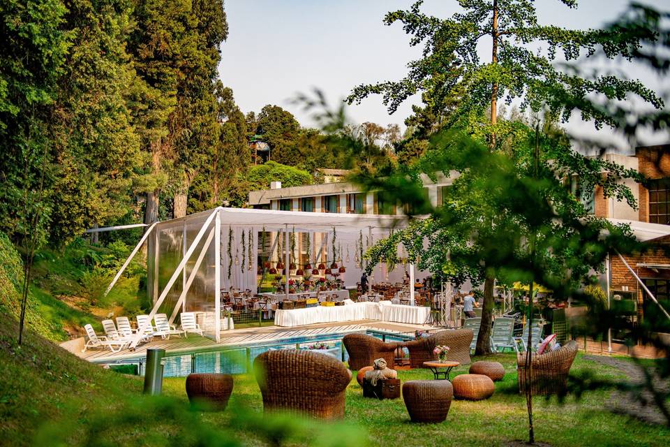 Fachada hotel.