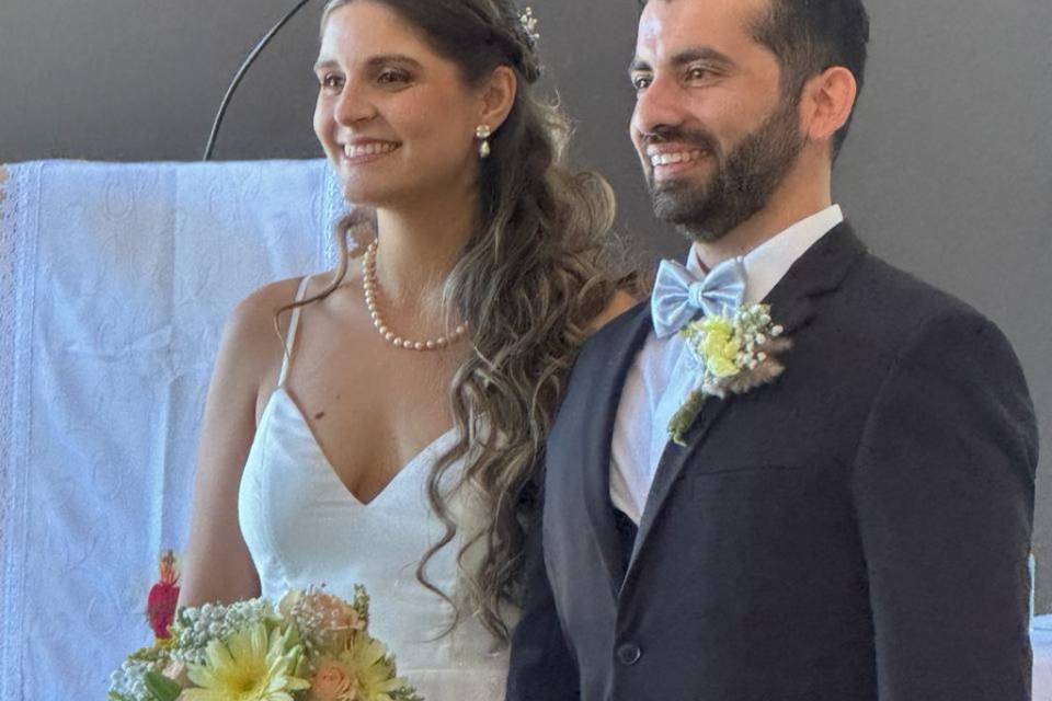 Peinado y maquillaje de novia