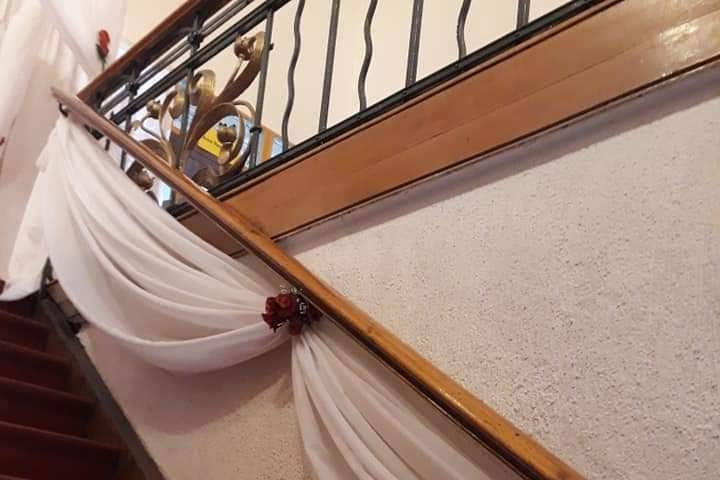 Decoración de escalera