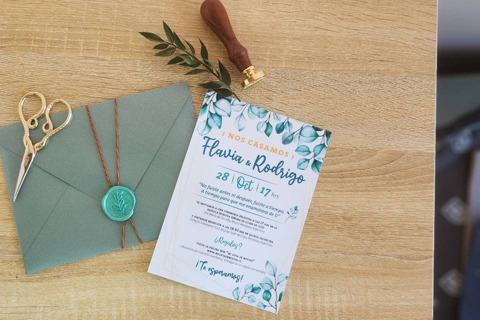 Invitación Peperomia