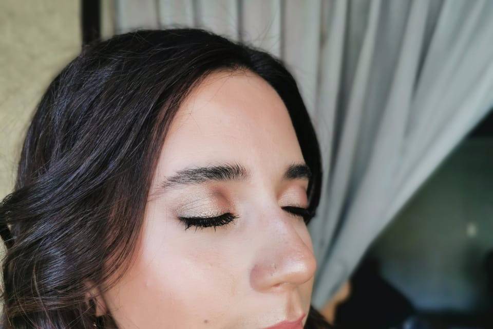 Maquillaje rose gold