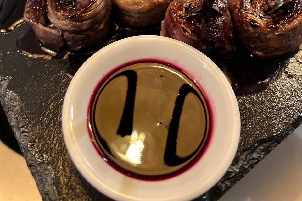 Pincho filete tocino
