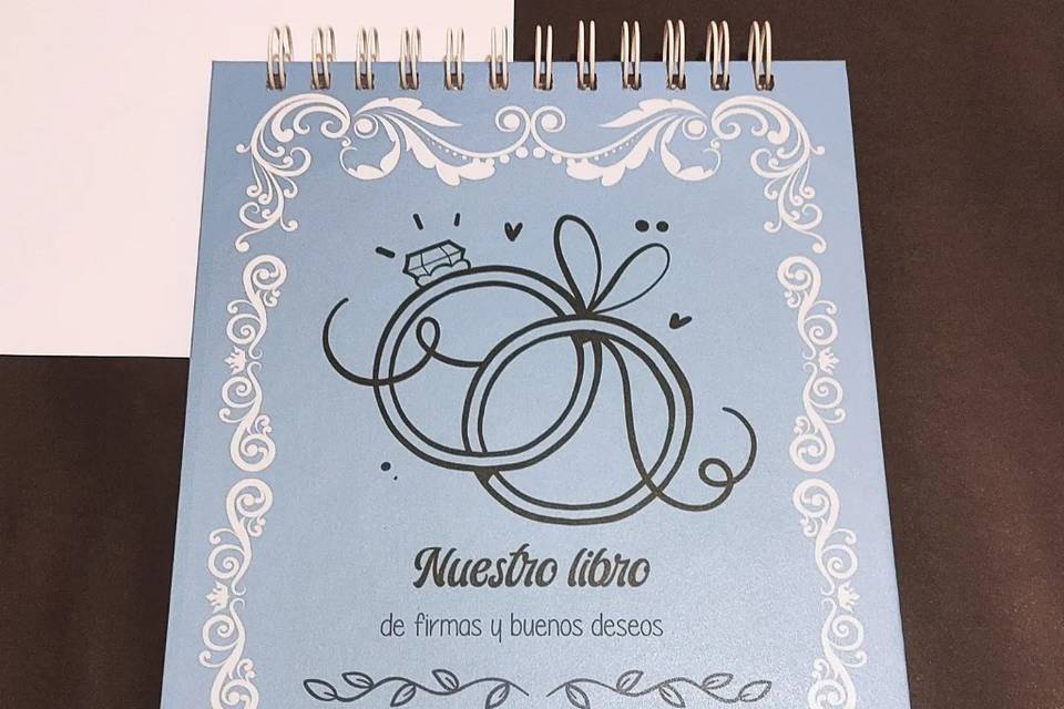 Libro de firmas y buenos deseo