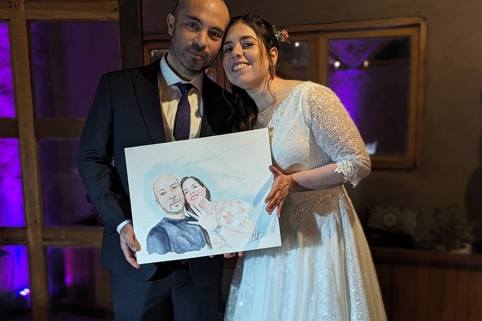 Retrato novios