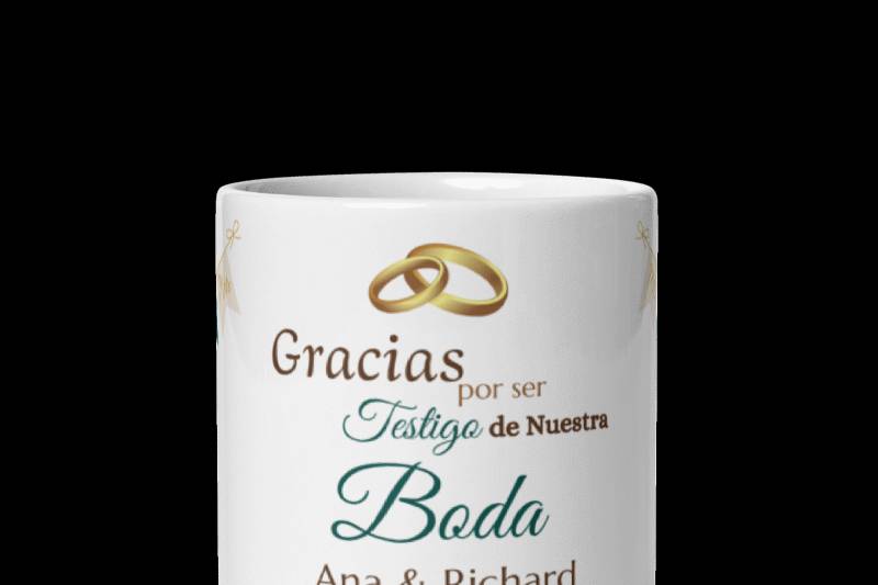 Tazas personalizada con texto