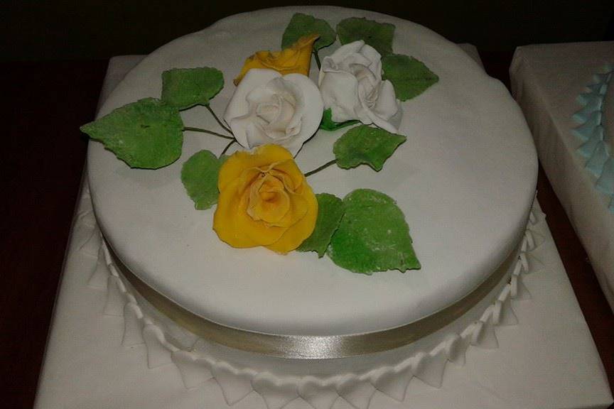 1 torta rosas