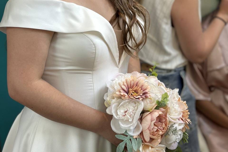 Maquillaje y peinado novia