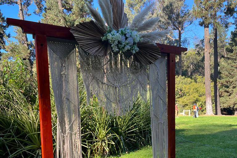 Arco para ceremonia estilo boho