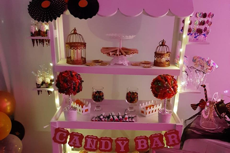 Muy romántico candy bar