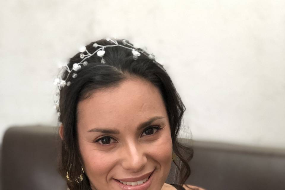 Maquillaje novia día