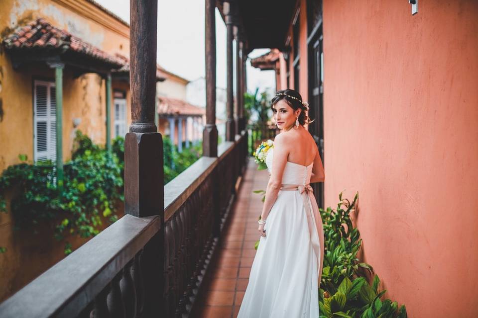 Novia en fotos