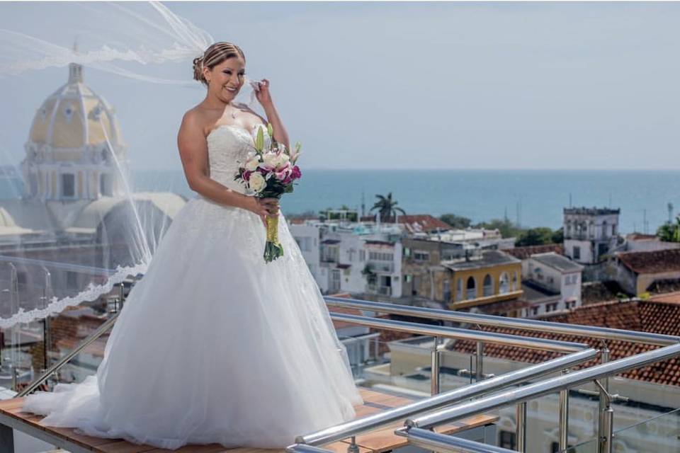 Novia en el cielo