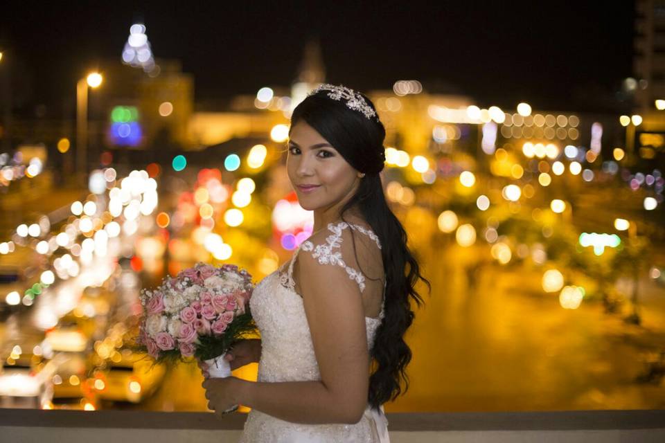 Novia en la ciudad