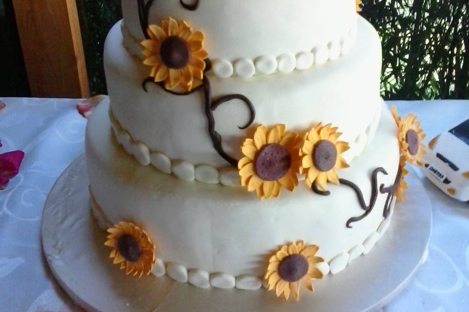 Torta girasoles