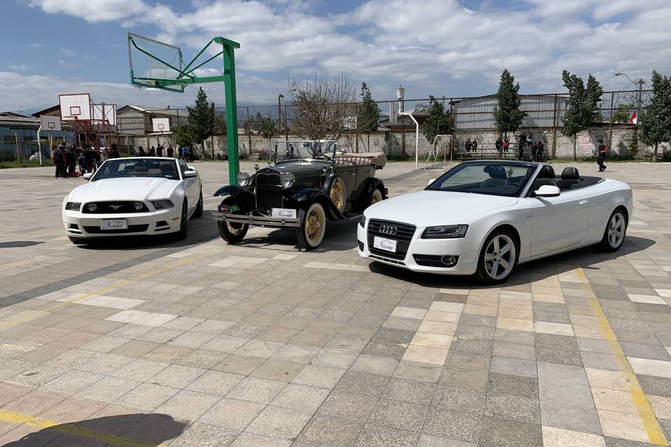Ford A Ford Mustang y Audi A5