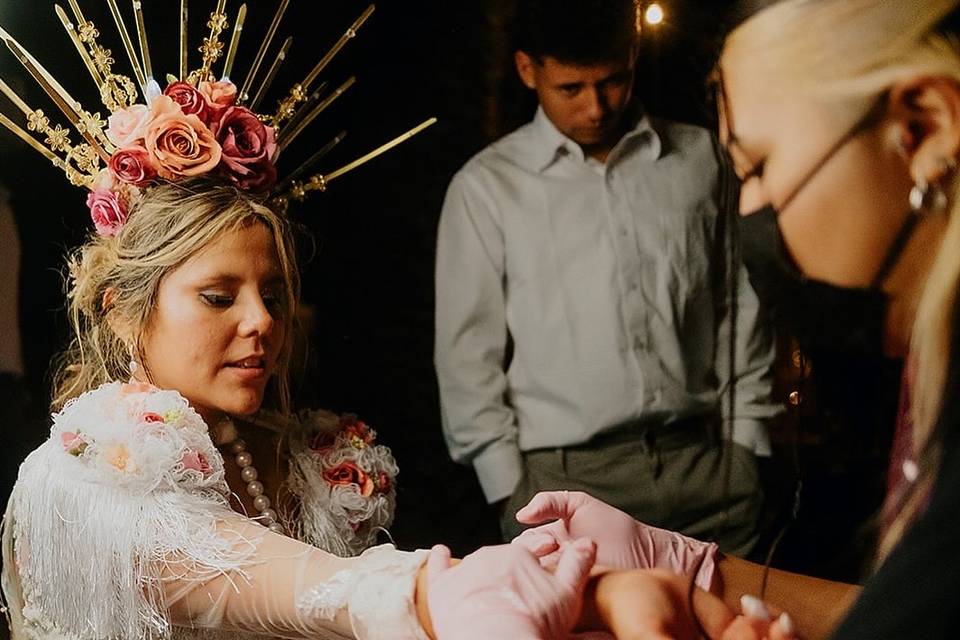 Tatuando a la novia