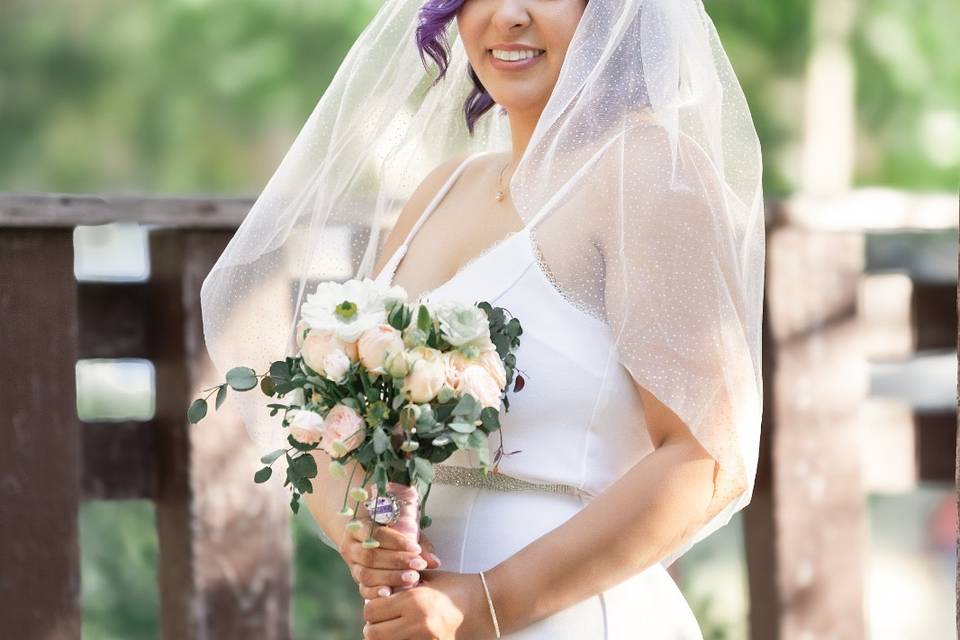 Novia feliz