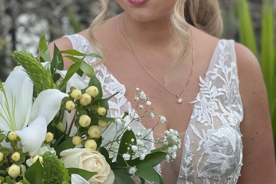 Novia maquillaje Glam