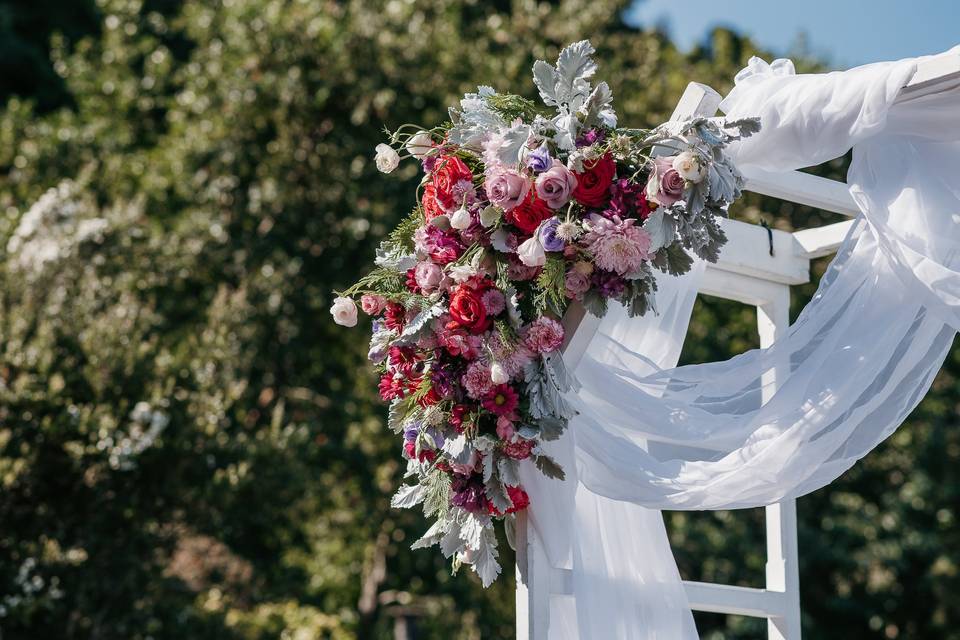 Arreglo floral para ceremonia