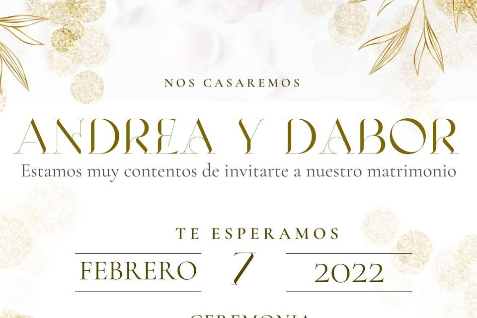 Invitación formato pdf