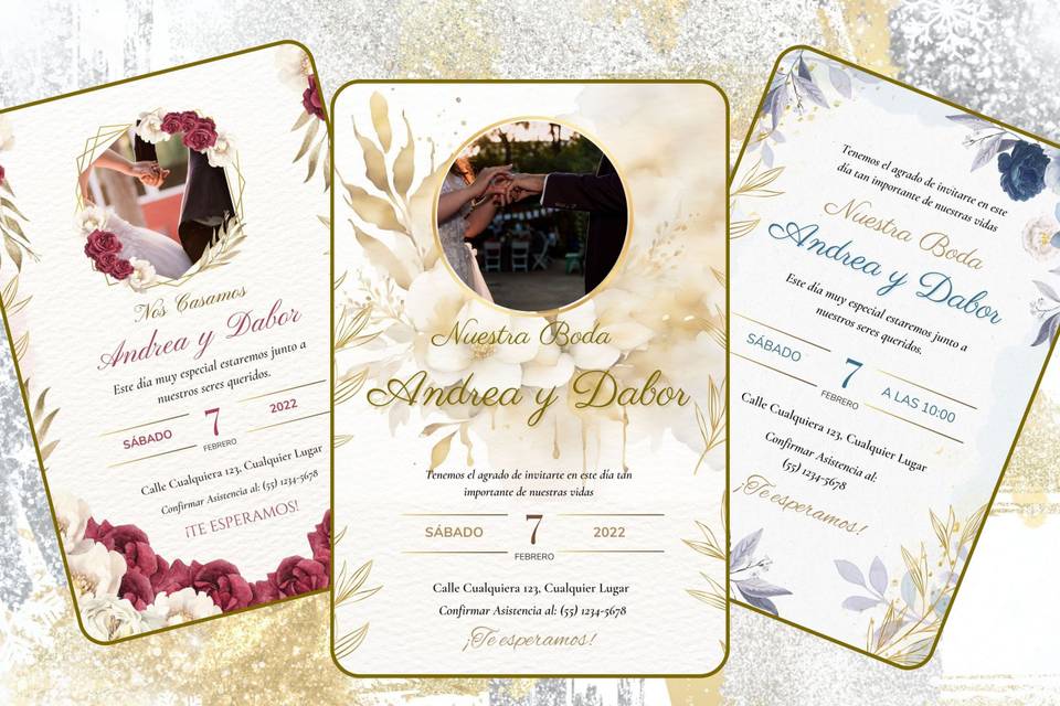 Invitaciones en pdf