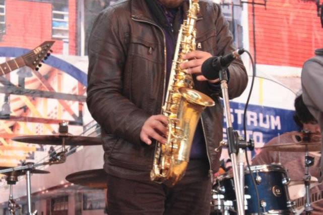 Saxofonista en Puerto Montt