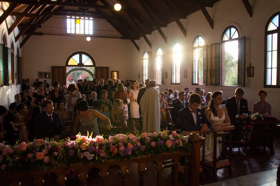 Recibiendo la bendición