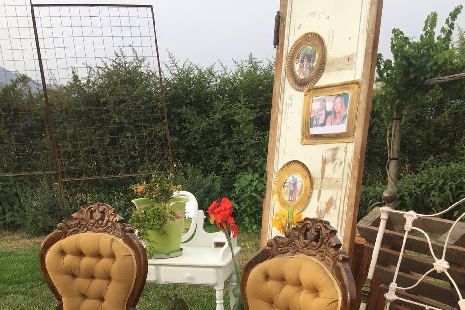 Decoración con sitiales