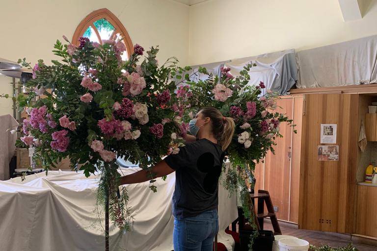 Arreglos florales para iglesia