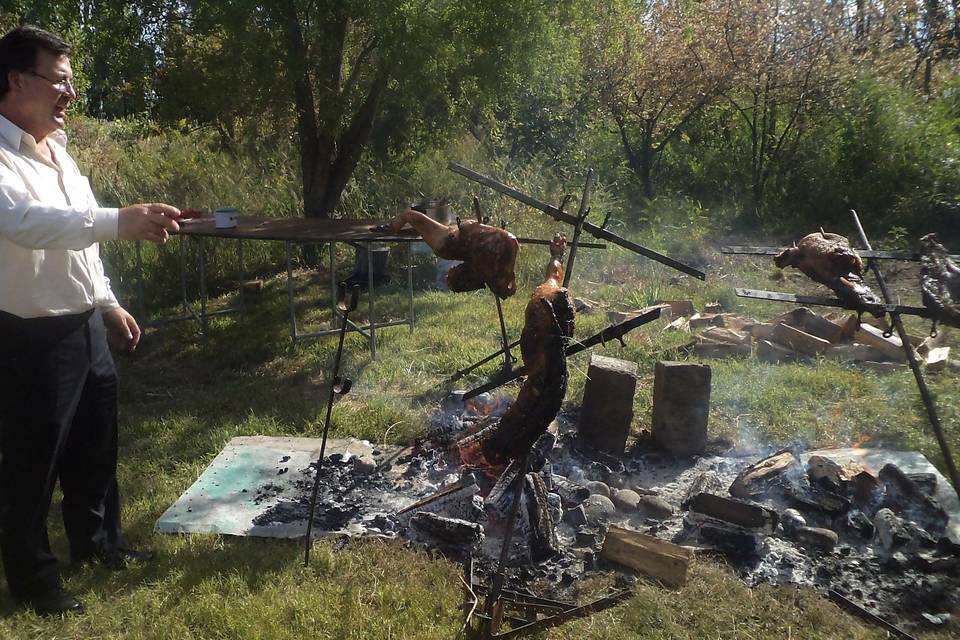 Asado al palo