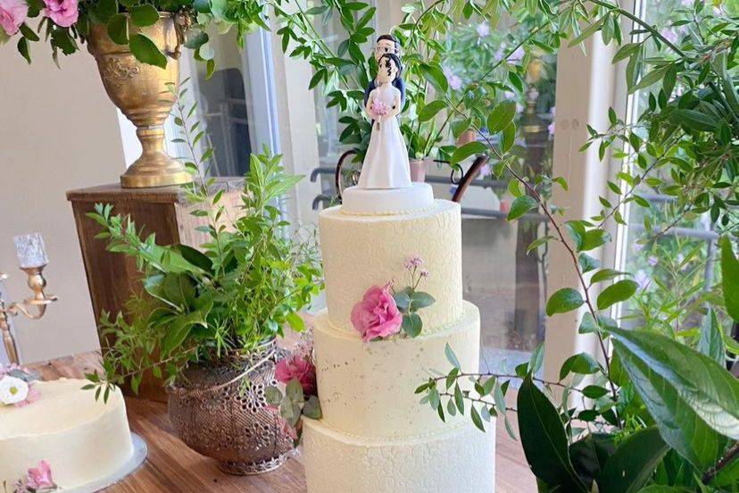 Torta doble altura con textura