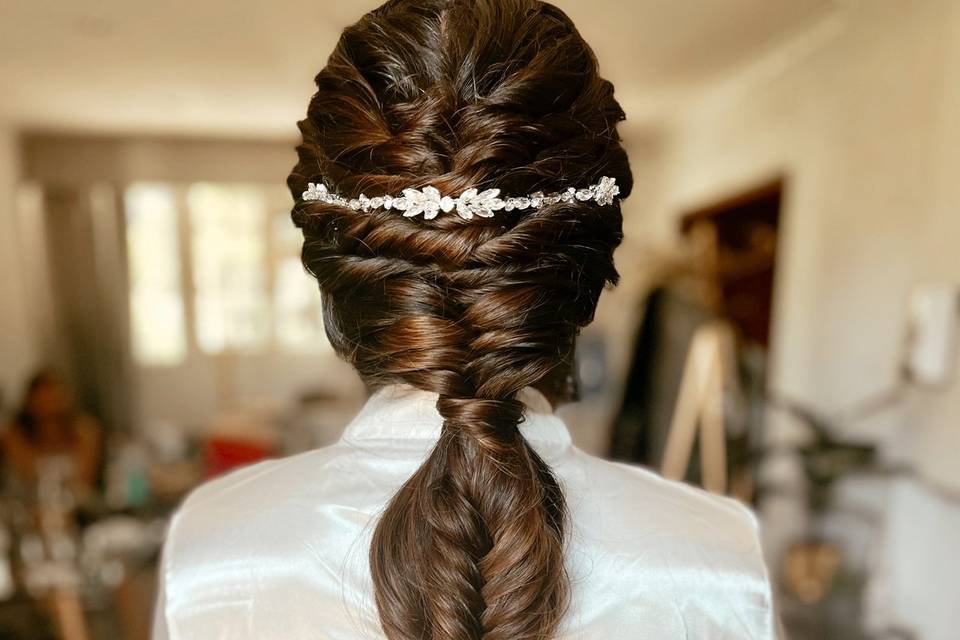 Trenza con textura