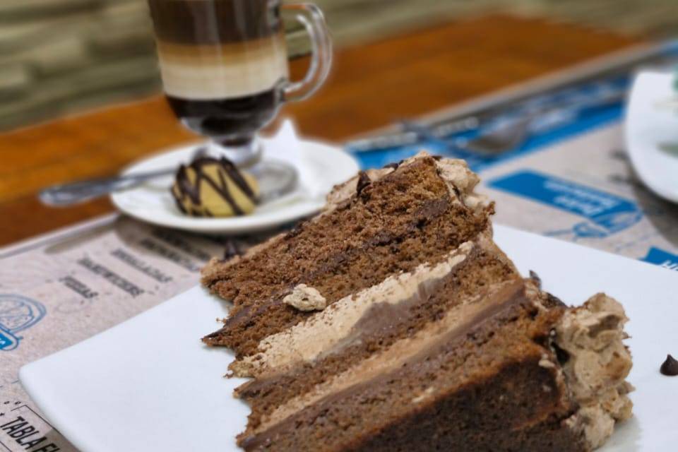 Mocaccino con torta moca