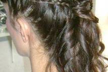 Peinado con trenzas