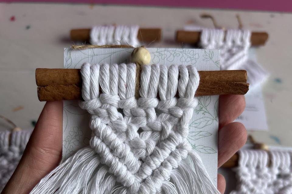 Macramé y canela