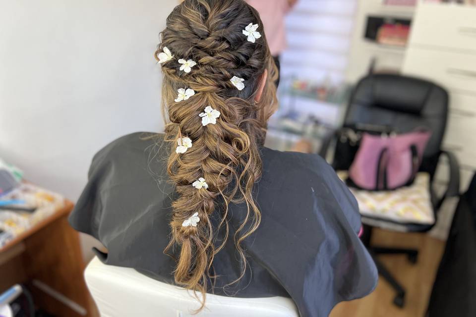 Peinado boho trenza