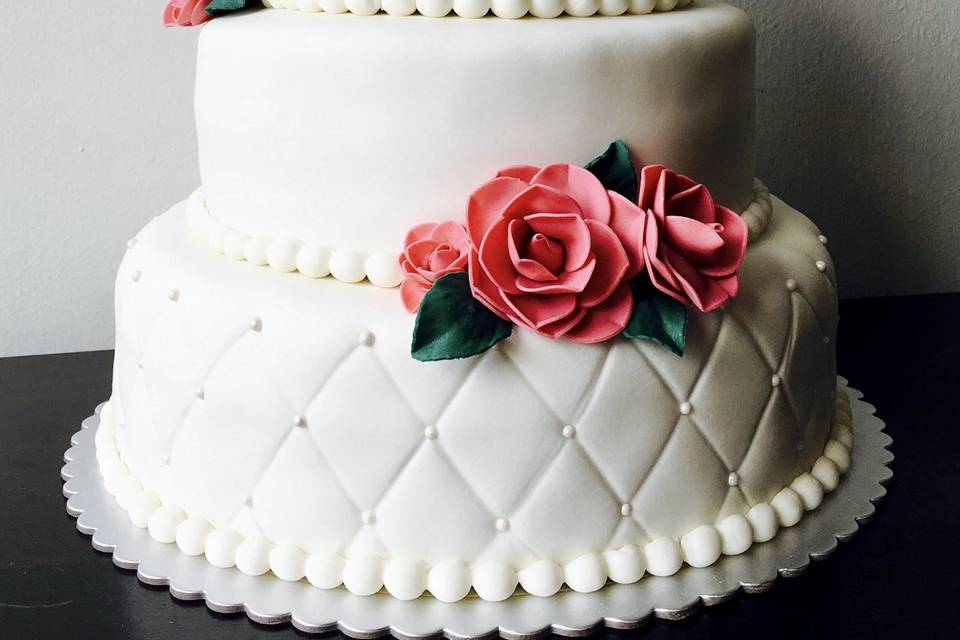 Fondant y perlas