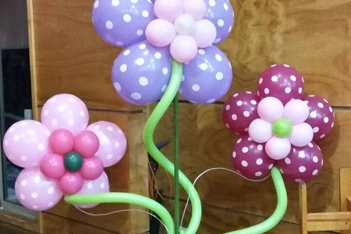 Pilar globos flores temuco