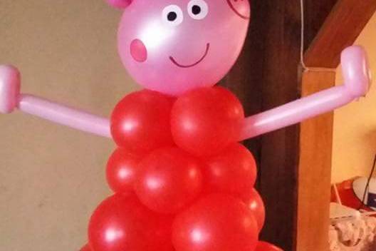 Peppa Pig de globos
