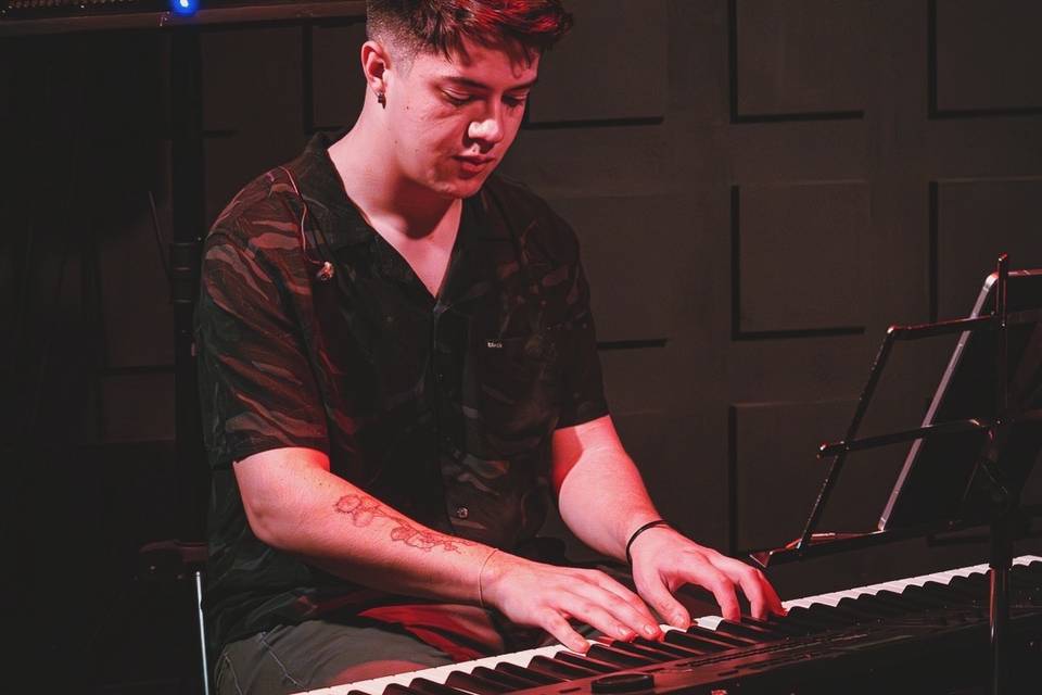 Tocando el teclado