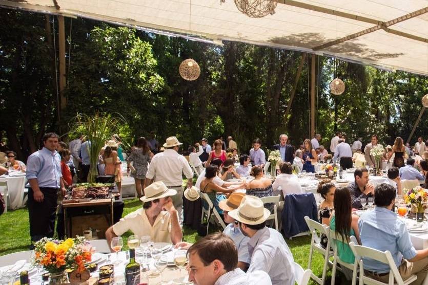 Evento en el jardín