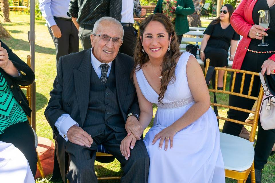 Con el abuelo