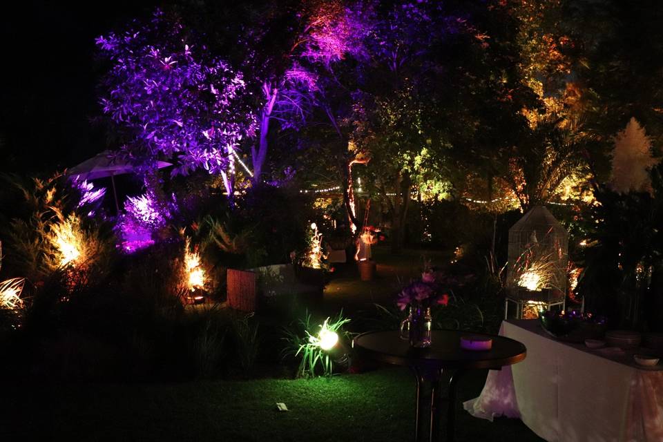 Iluminación de jardines